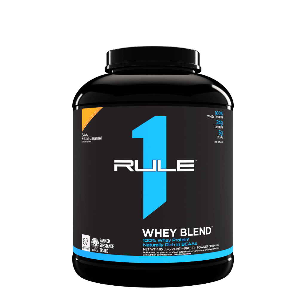 Rule 1 - R1 Whey Blend (11) & Rule1-Whey-70Srv-2380g-SaltedCara