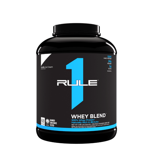 Rule 1 - R1 Whey Blend & Rule1-Whey-70Srv-2380g-VanIceCream