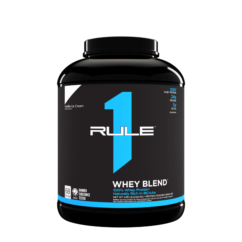 Rule 1 - R1 Whey Blend & Rule1-Whey-70Srv-2380g-VanIceCream