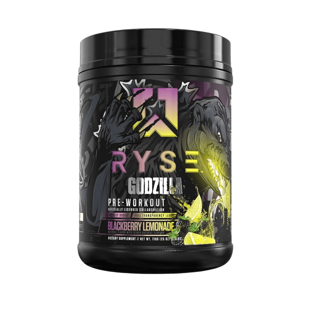 Ryse -  Godzilla (2) & RYSE-GODZILLA-PRE-WORKOUT-40/20SRV-BL