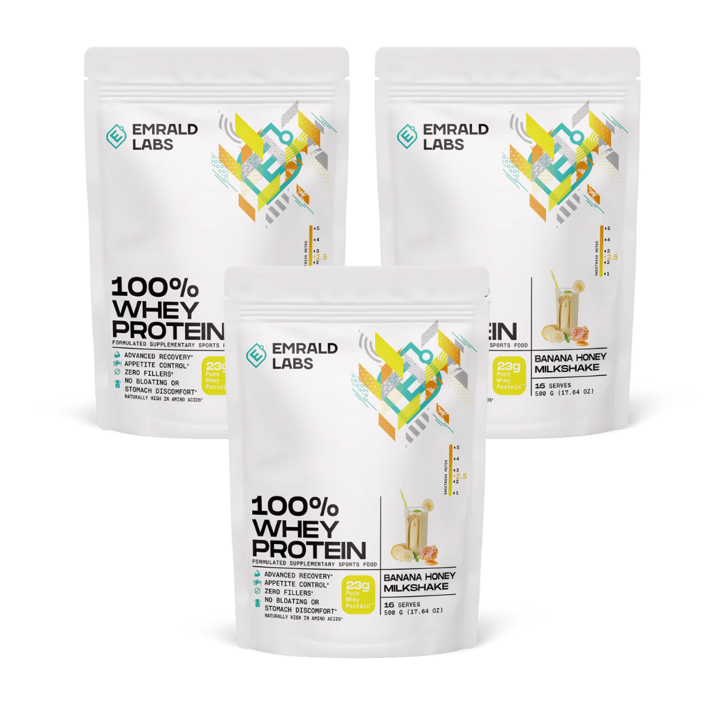 100% Whey Protein - Triple Pack 500g