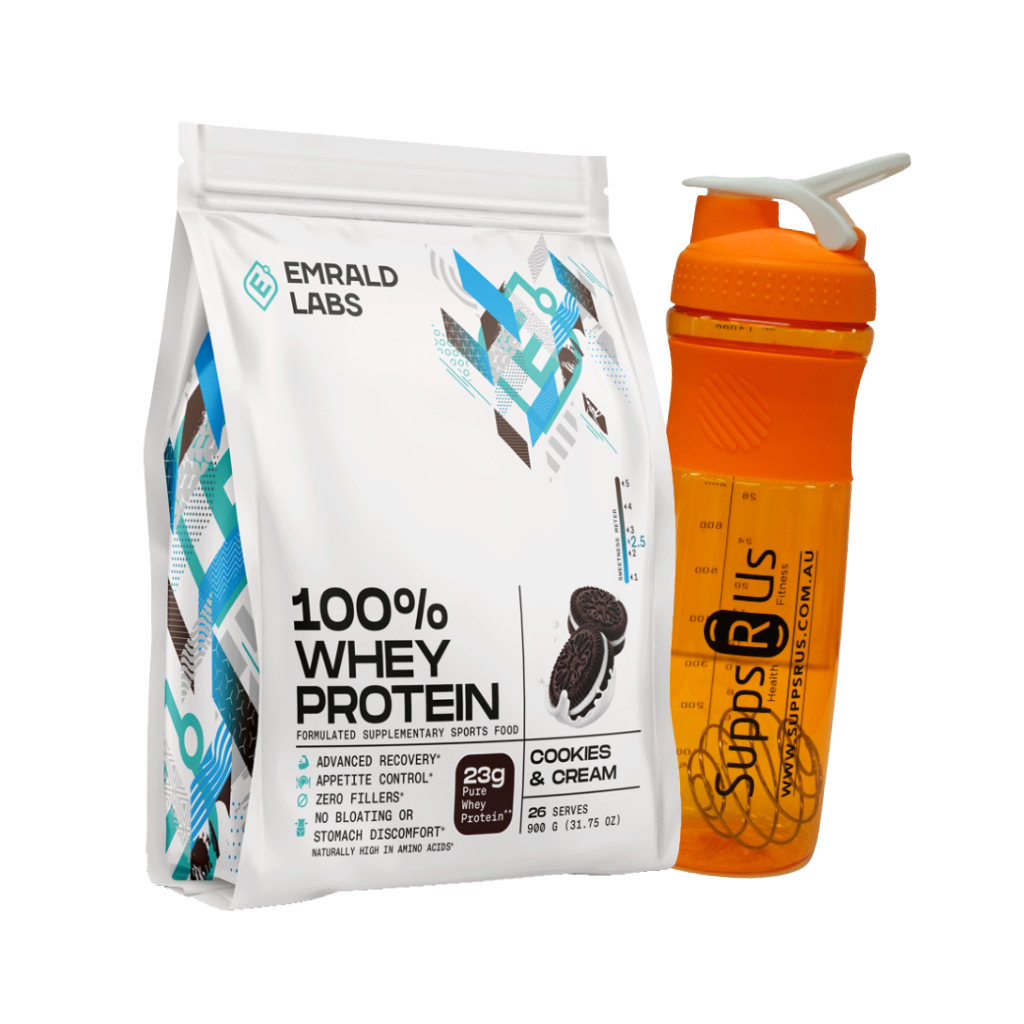 100% Whey + FREE shaker