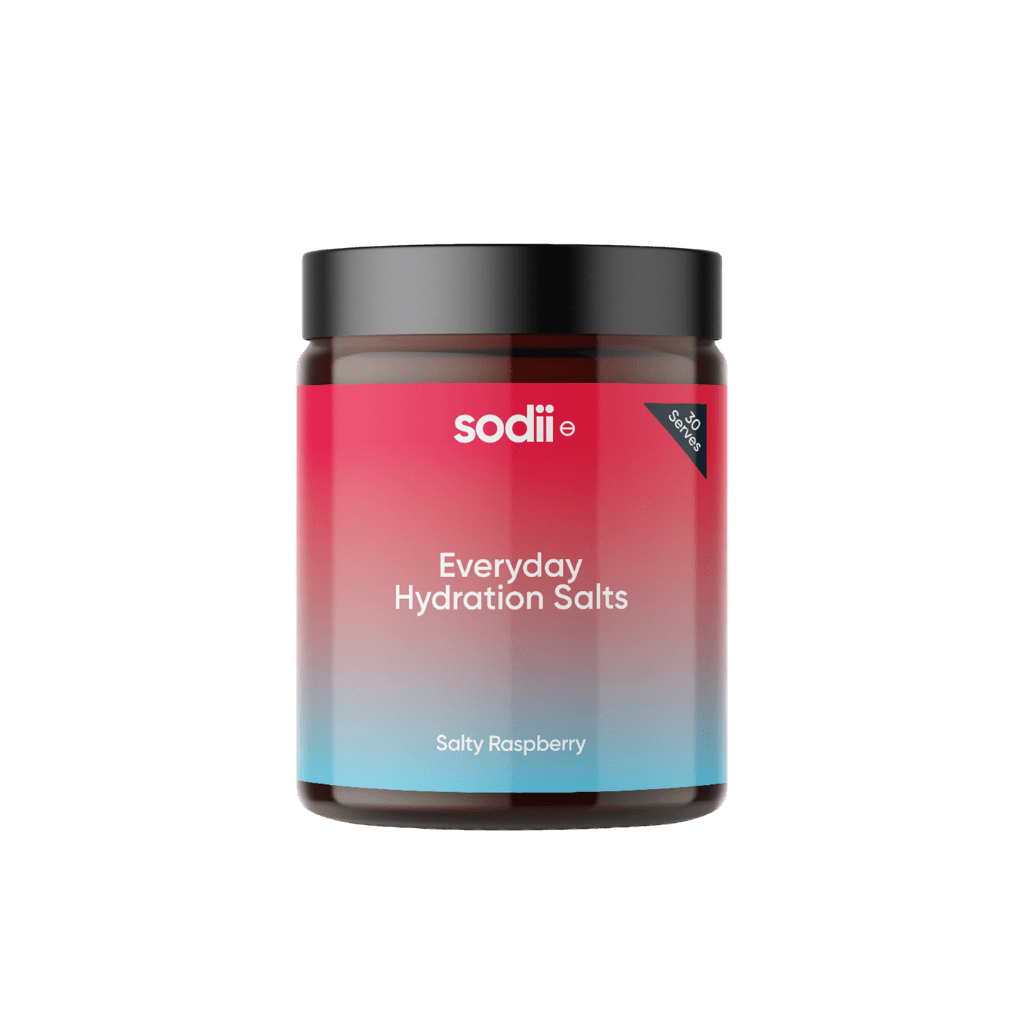 Sodii - Everyday Hydration Salts (4) & SODII-HYD-SALT-30SRV-Rasp