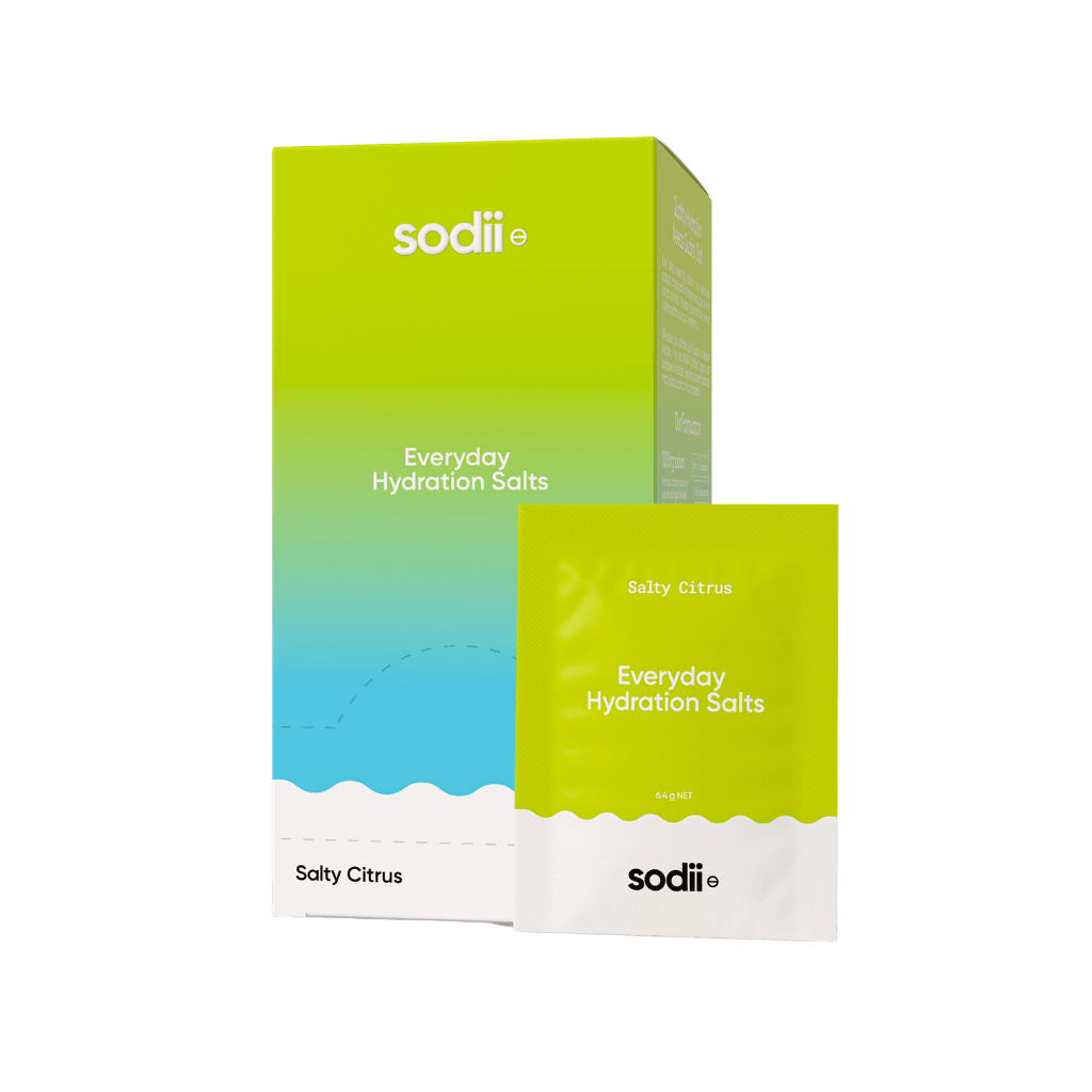 Sodii - Everyday Hydration Salts Variety Pack (2) & SODII-HYD-SALT-30x177g-SACHET-Cit