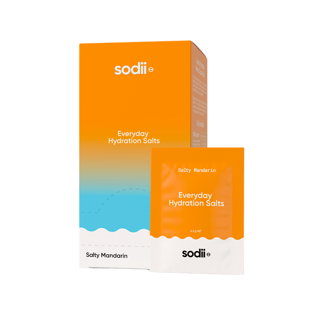Sodii - Everyday Hydration Salts Variety Pack (1) & SODII-HYD-SALT-30x177g-SACHET-Mand