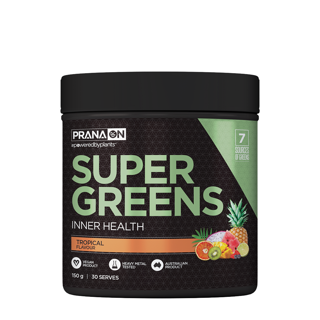 PranaOn - SUPER GREENS (2) & PRANA-GREENS-150g-T