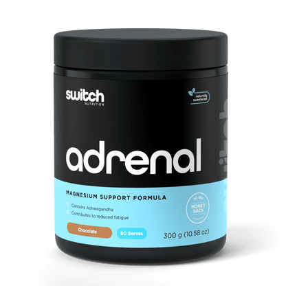 Switch Nutrition - Adrenal Switch (10) & SwitchNutrition-Andrenal-Switch-60srv-Choc