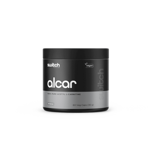 Switch Nutrition - Alcar & SwitchNutrition-Essentials-ALCAR-60Caps