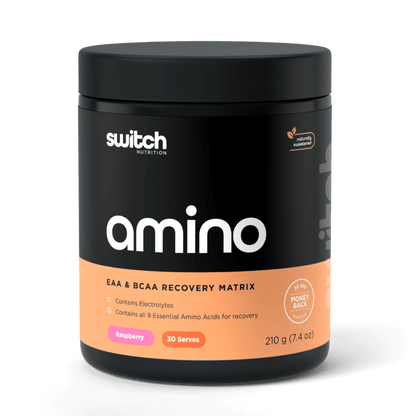 Switch Nutrition - AMINO SWITCH (3) & SwitchNutrition-AminoSwitch-30Srv-Raspberry