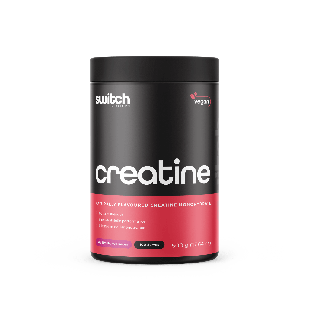 Switch Nutrition Flavoured Creatine & SWITCH-Flav-Crea-500g-Rasp