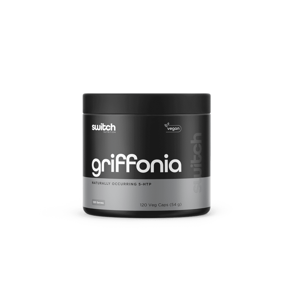 Switch Nutrition - Griffonia (5-HTP) & SwitchNutrition-Essentials-Griffonia-120Caps