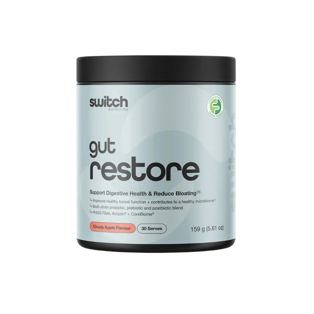 Switch Nutrition - Gut Restore (1) & SWITCH-Gut-Restore-30SRV-App