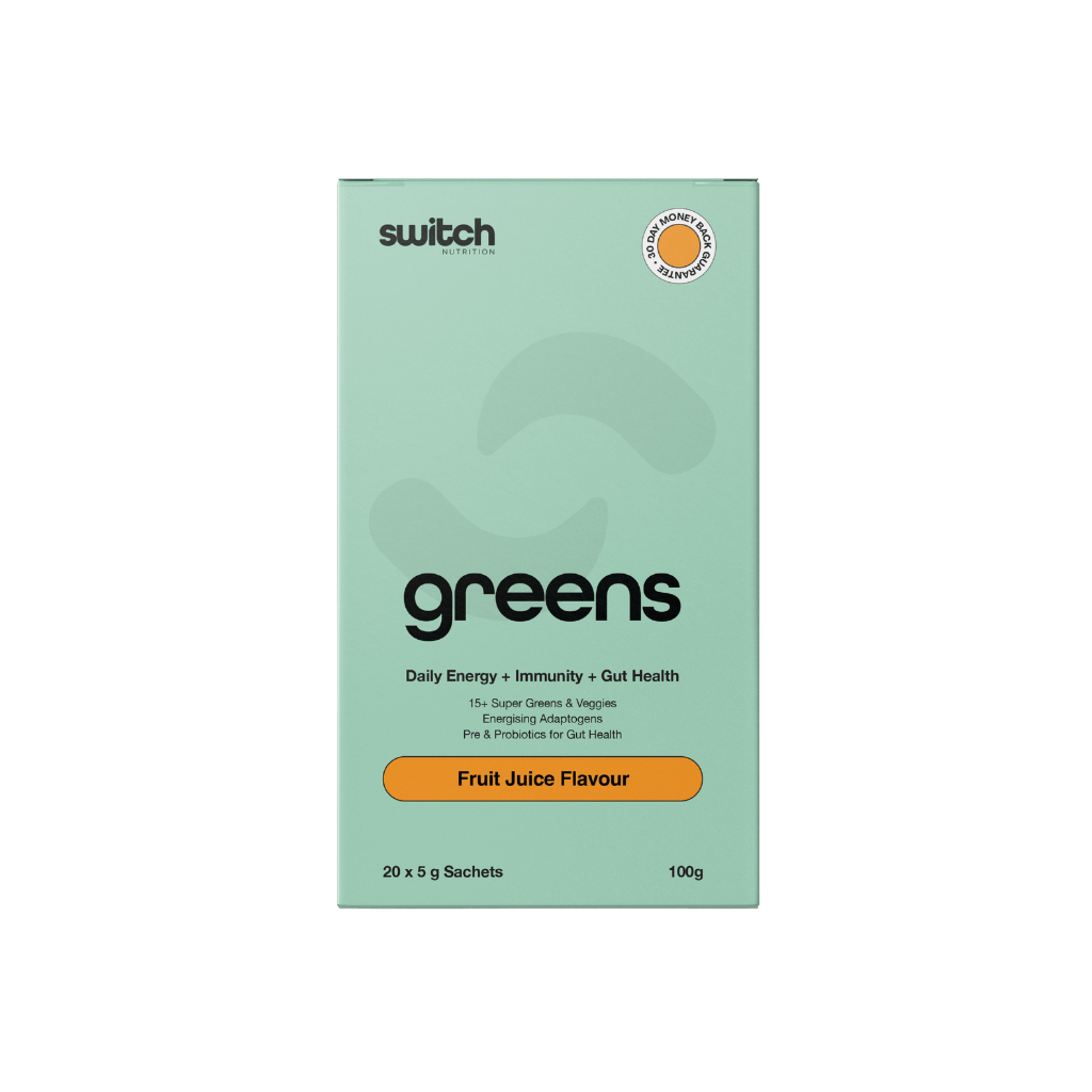 Switch Nutrition - Greens (2) & SWITCH-Greens-20SrvBOX-FrtJ