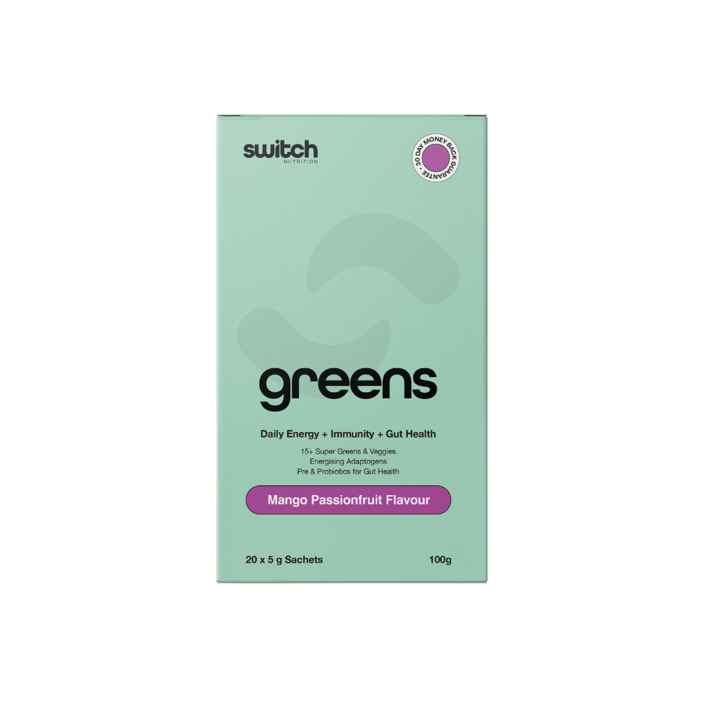 Switch Nutrition - Greens (3) & SWITCH-Greens-20SrvBOX-MngP