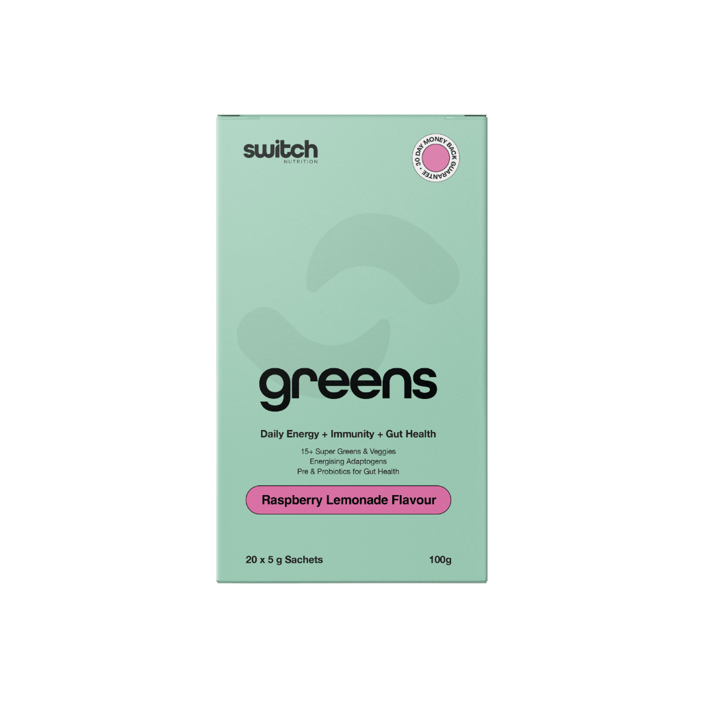Switch Nutrition - Greens (4) & SWITCH-Greens-20SrvBOX-RspL