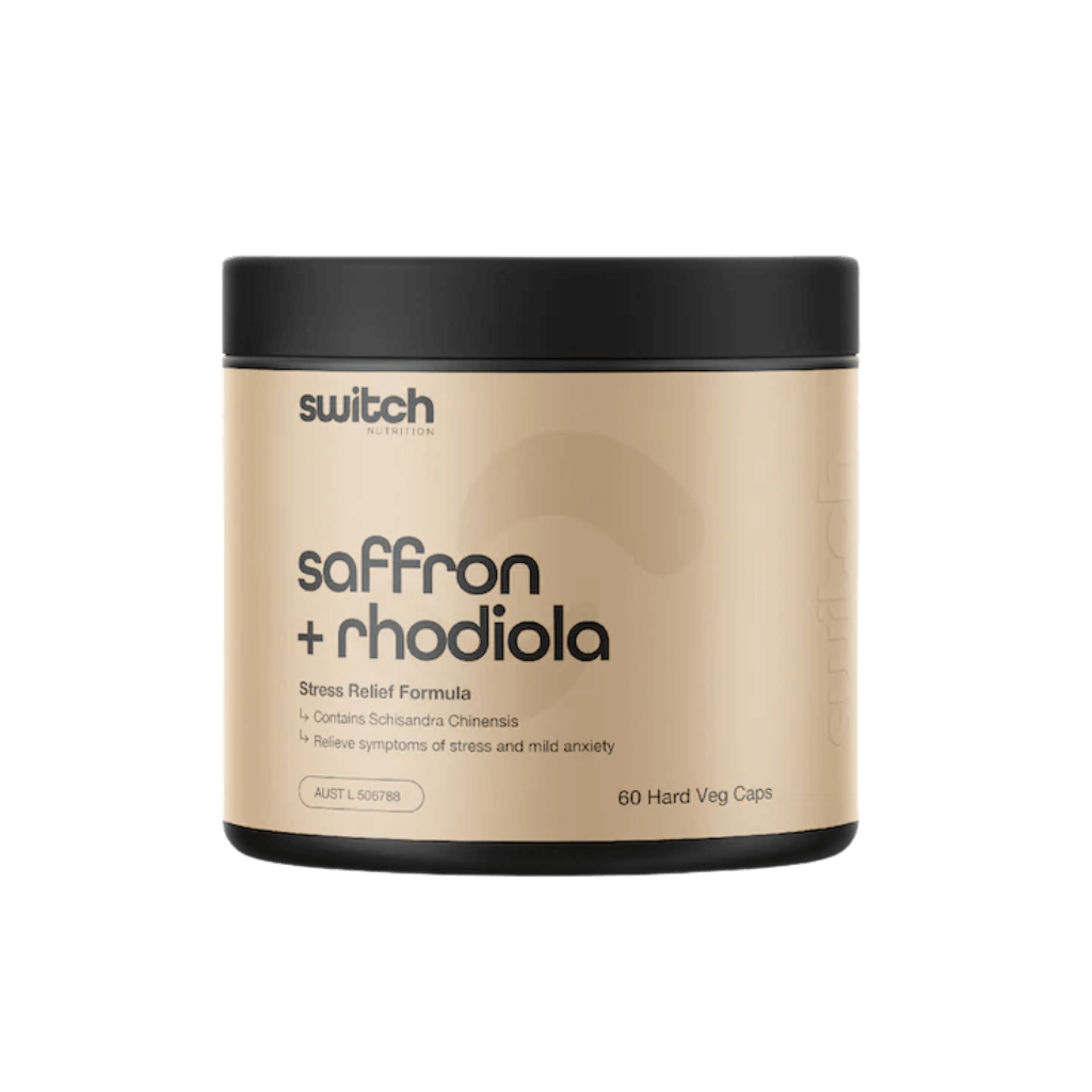 Switch Nutrition - Saffron + Rhodiola & SWITCH-SAF+RHO-CAPS-60