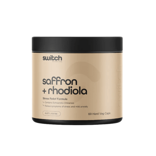 Switch Nutrition - Saffron + Rhodiola & SWITCH-SAF+RHO-CAPS-60