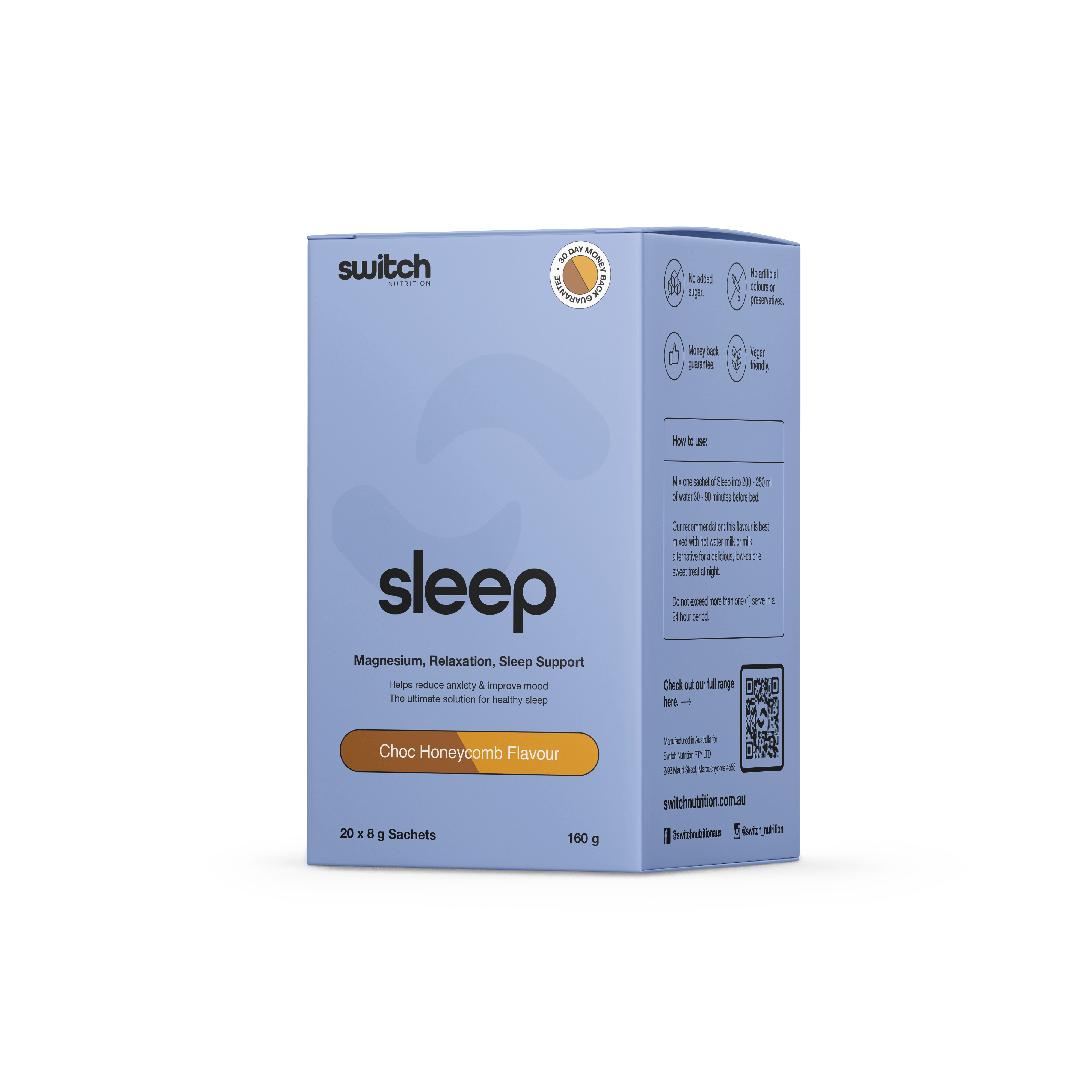 Buy Sleep Sachet Box by Switch Nutrition Online – Supps R Us