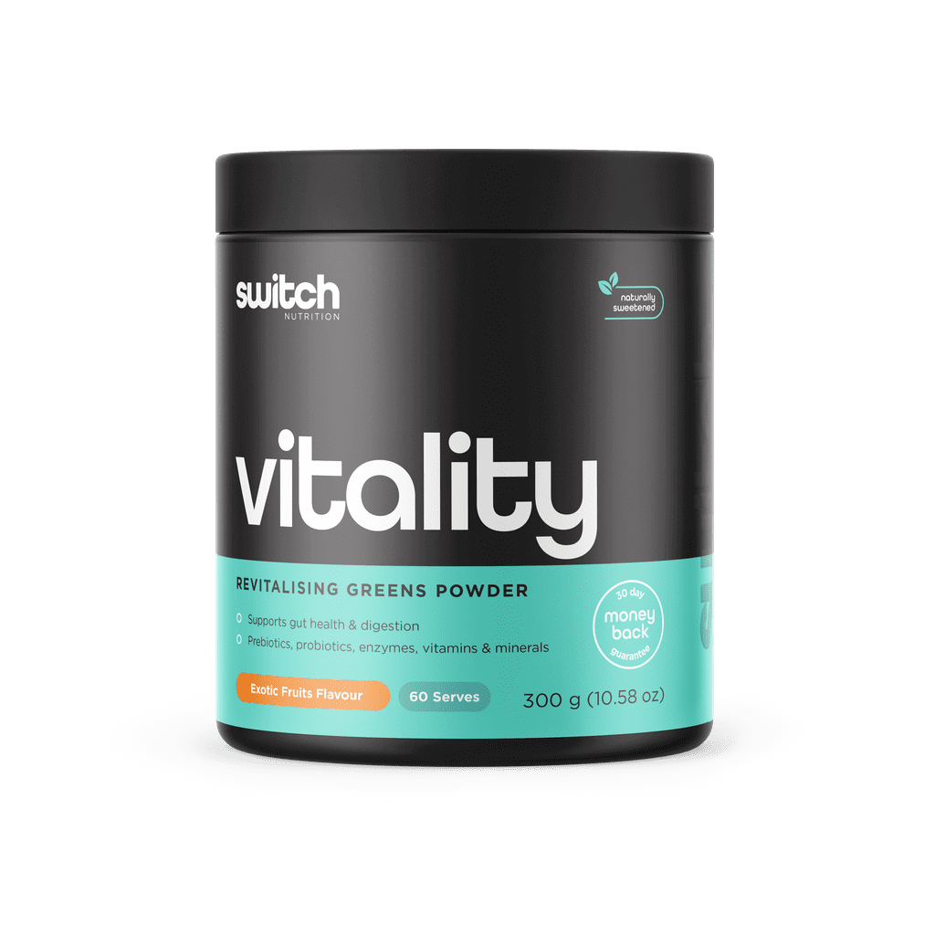 Switch Nutrition - VITALITY SWITCH (3) & SwitchNutrition-vitality-60srv-Exo