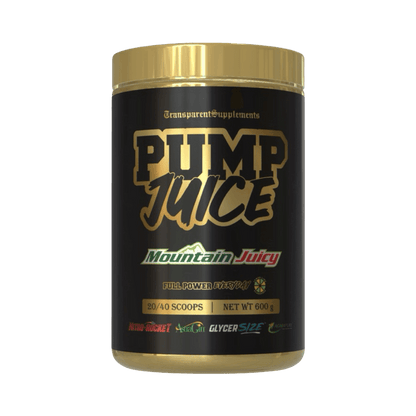 Transparent Supplements - Pump Juice (2) & TRANSPARENT-PumpJuice-40Srvs-MountainJuicy