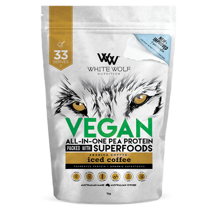 White Wolf Nutrition - Vegan All-In-One Pea Protein (3) & WW-VALIOPP-33SRV-ICEDC