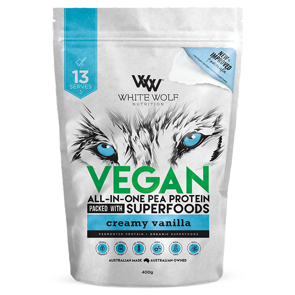 White Wolf Nutrition - Vegan All-In-One Pea Protein (6) & WW-VAIOPP-13SRV-CV