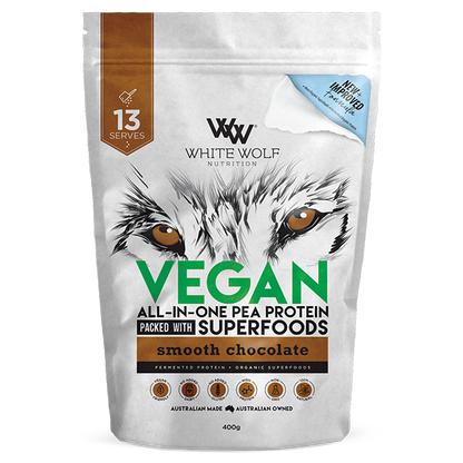White Wolf Nutrition - Vegan All-In-One Pea Protein (7) & WW-VAIOPP-13SRV-SC