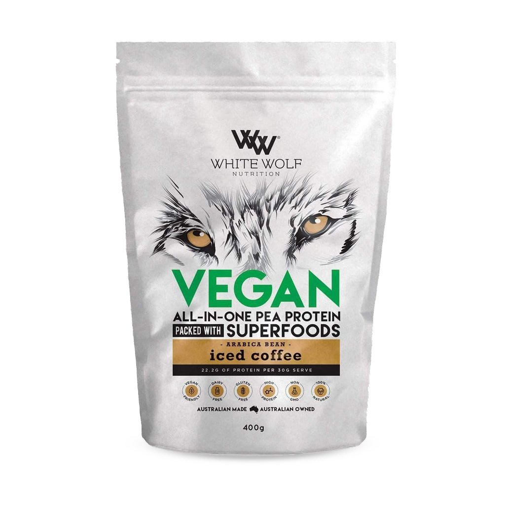 White Wolf Nutrition - Vegan All-In-One Pea Protein & WW-VAIOPP-13SRV-ICEDC
