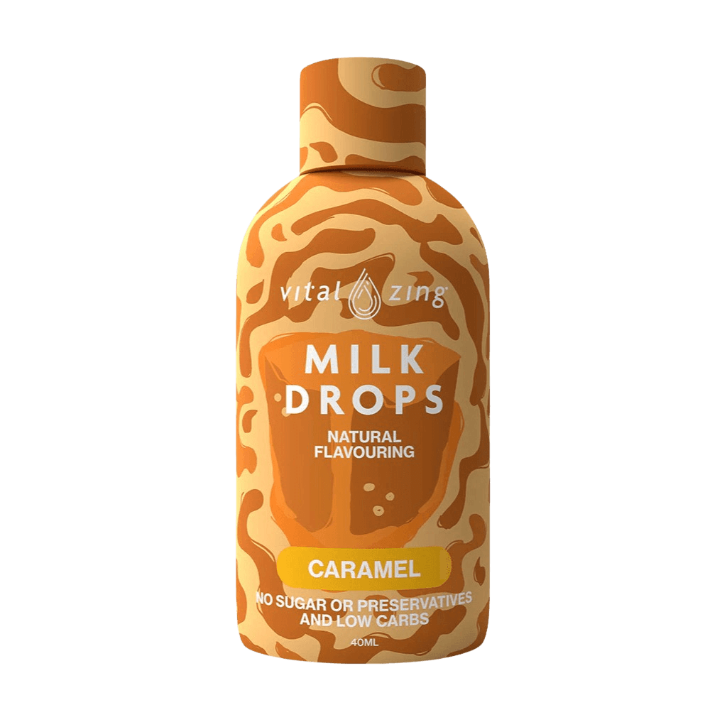Vital Zing - Milk Flavouring Drops & VITAL-MilkDrop-40ml-Car
