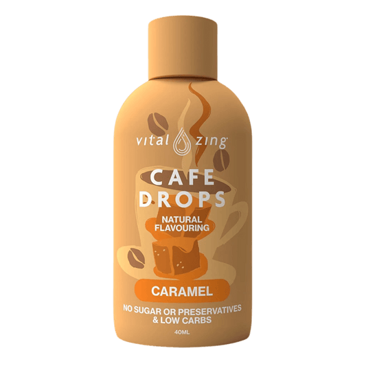 Vital Zing Natural Flavouring Cafe Drops & VITAL-CafeDrop-40ml-Car