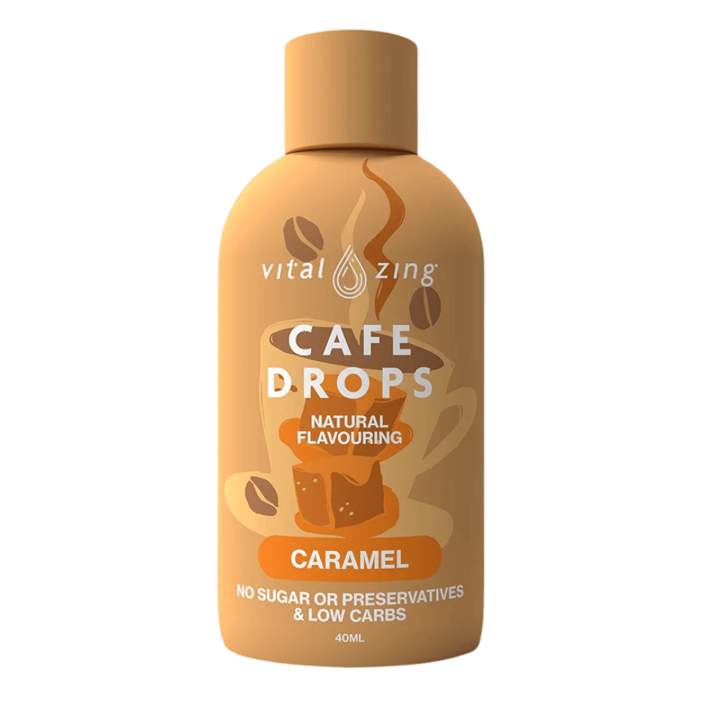 Vital Zing Natural Flavouring Cafe Drops & VITAL-CafeDrop-40ml-Car