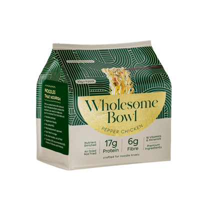 Wholesome Bowl - Instant Protein Noodles (3) & Wholesome-Bowl-Noodles-4PackNEW-Chick