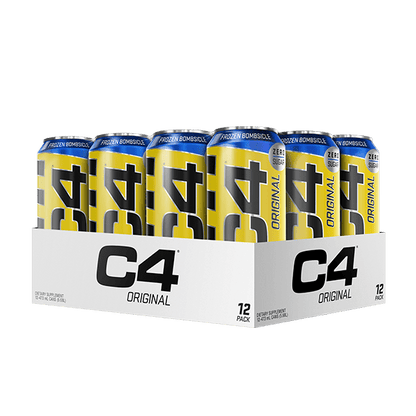 Cellucor RTD Box of 12 / Frozen Bombsicle C4 Original Carbonated Cans