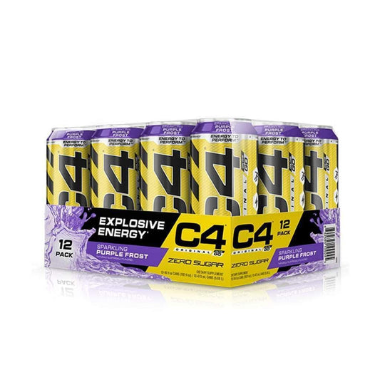 Cellucor RTD Box of 12 / Purple Frost C4 Original Carbonated Cans