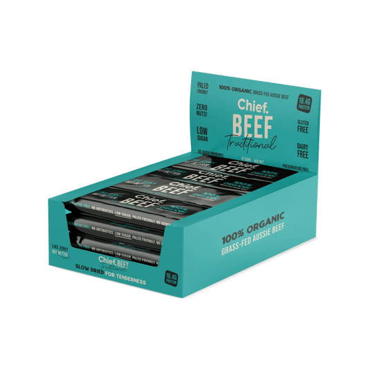 Chief simple Pack of 12 / Traditional Beef Bars