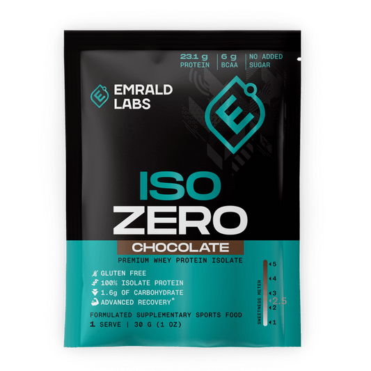 Emrald Labs configurable Chocolate Iso Zero | Single Serve