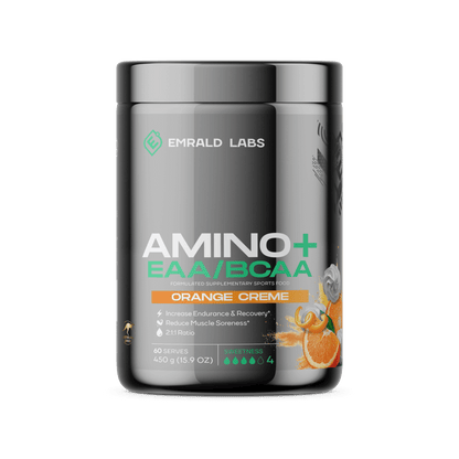 Emrald Labs simple 60 Serves / Orange Creme Amino+ EAA/BCAA