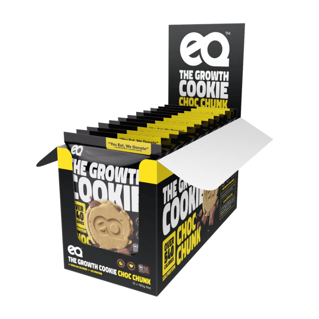EQ simple Pack of 12 / Choc Chunk The Growth Cookie