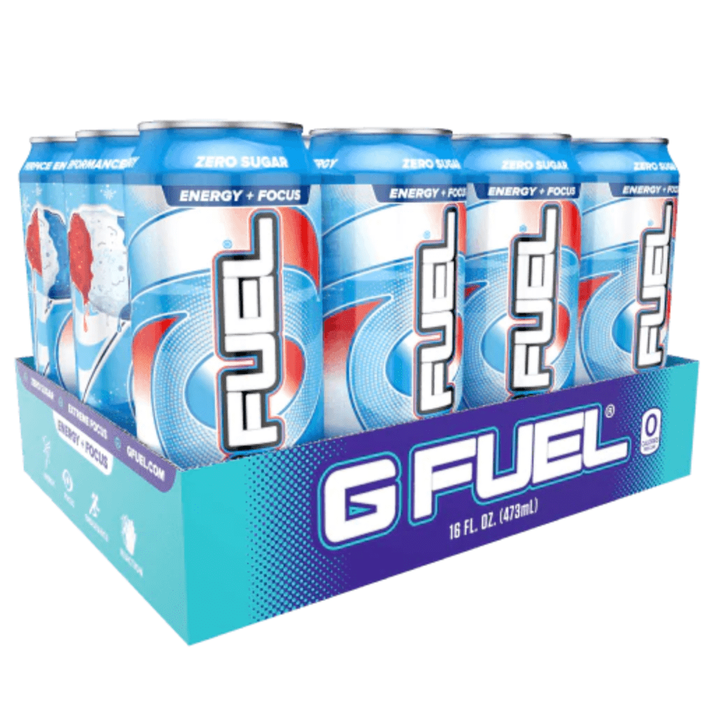 G Fuel RTD Case of 12 / Snow Cone G Fuel Energy RTD