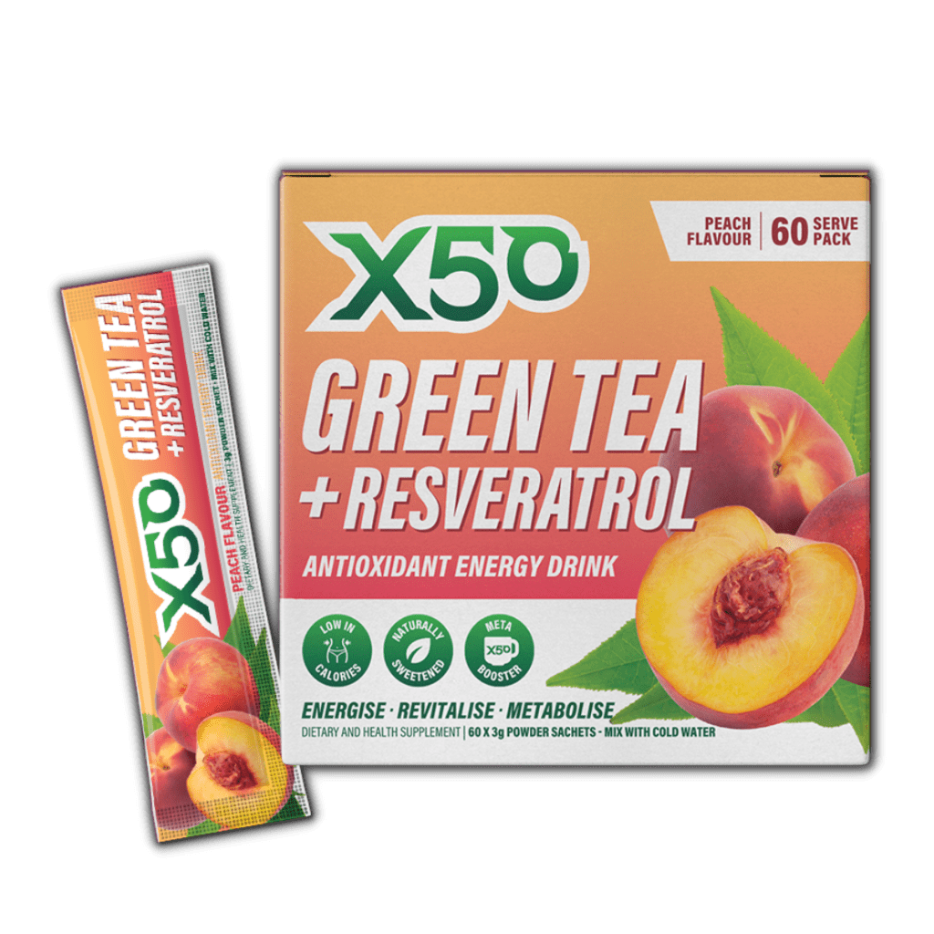 Green Tea X50 configurable 60 Serves / Peach Green Tea X50