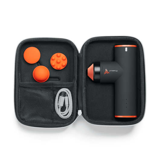 Jawku simple Black/Orange (Dispatching Late June) Muscle Blaster Therapy Gun Mini