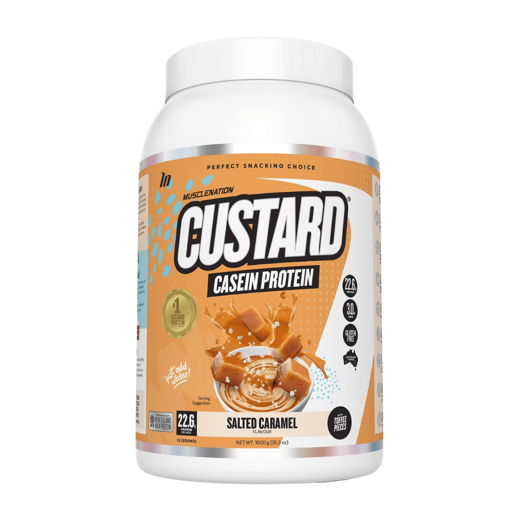 Muscle Nation configurable 25 SERVES / SALTED CARAMEL Muscle Nation - CUSTARD CASEIN
