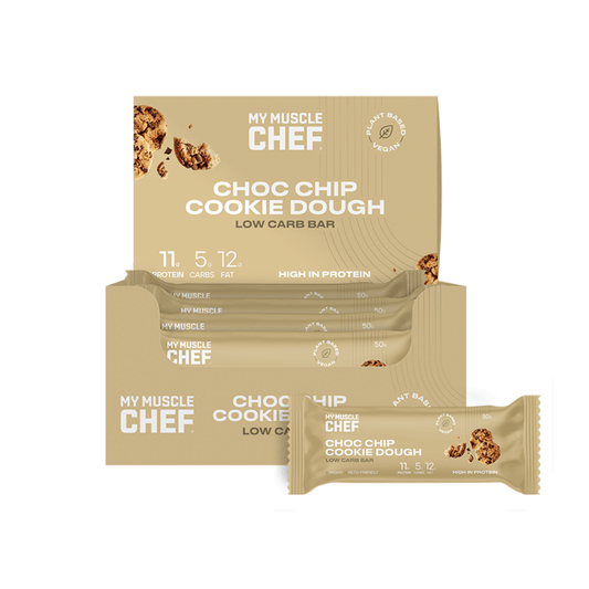 My Muscle Chef configurable Box of 12 / Choc Chip Low Carb Bar