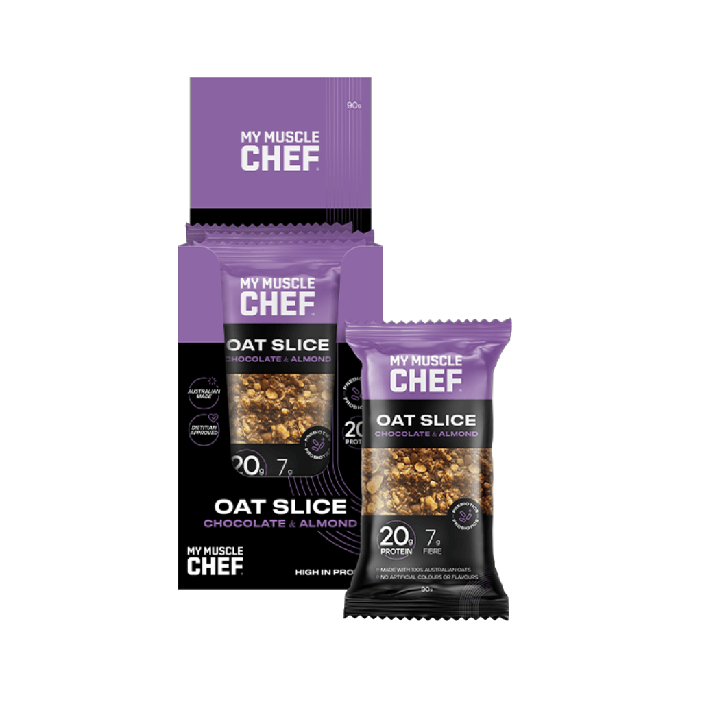 My Muscle Chef configurable Box of 12 / Chocolate & Almond Oat Slice