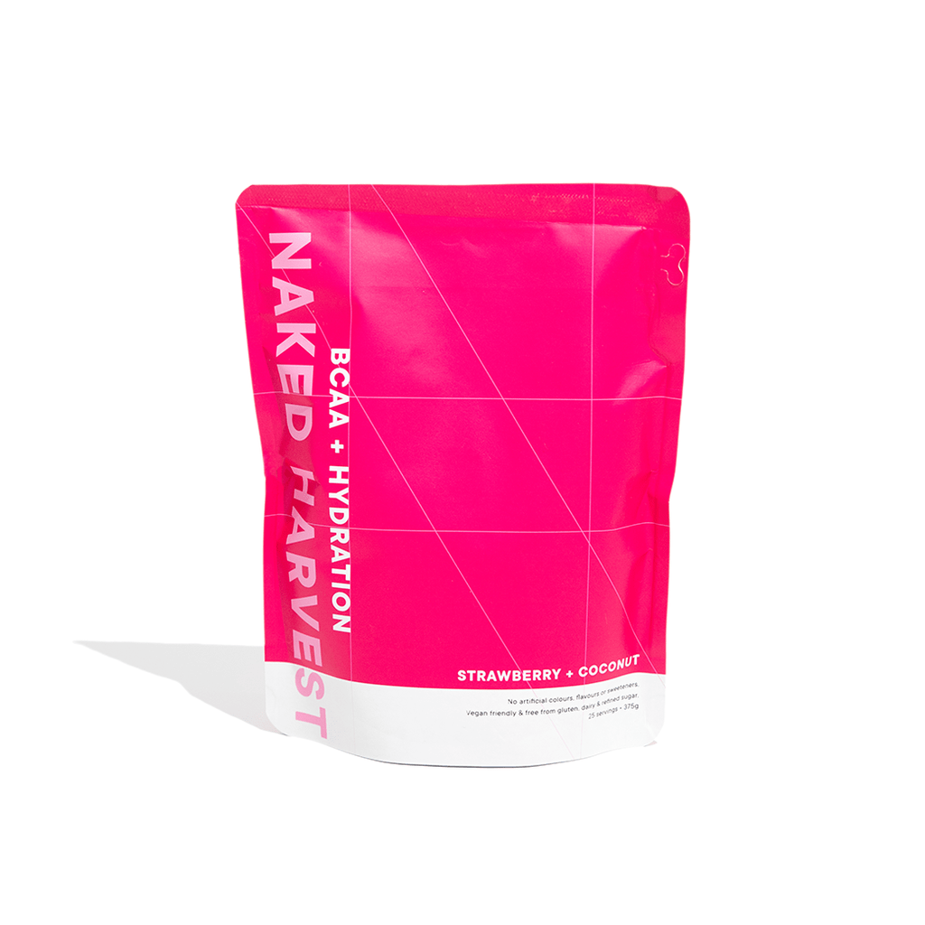 Naked Harvest configurable 25 Serves / Strawberry + Coconut BCAAs + Hydration
