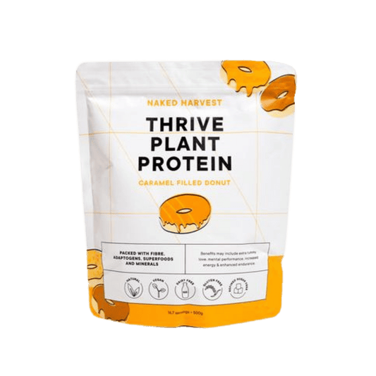 Naked Harvest configurable 500g / Caramel Filled Donut Thrive Plant Protein