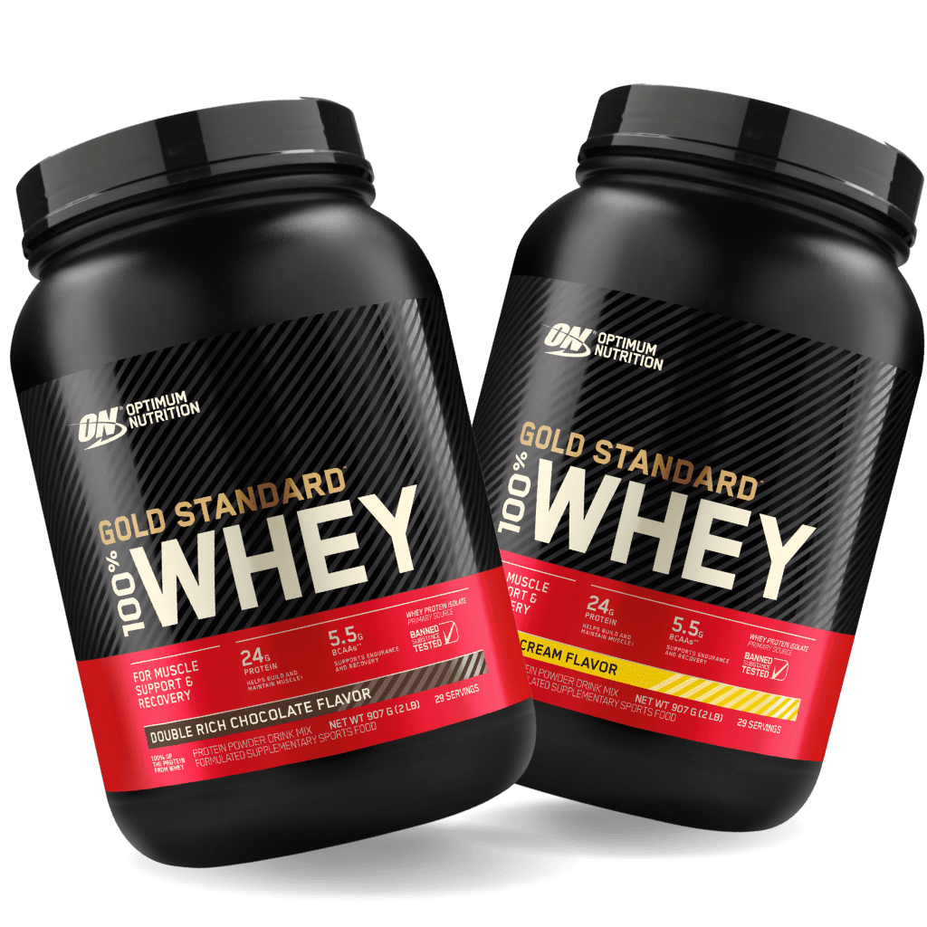 Optimum Nutrition Stacks Gold Standard 100% Whey | 2LB Twin Pack