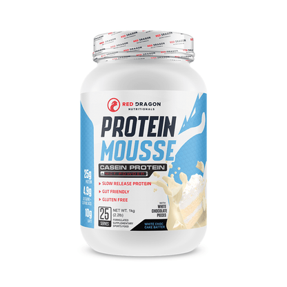 Red Dragon Nutritionals 1kg / White Choc Cake Batter Protein Mousse