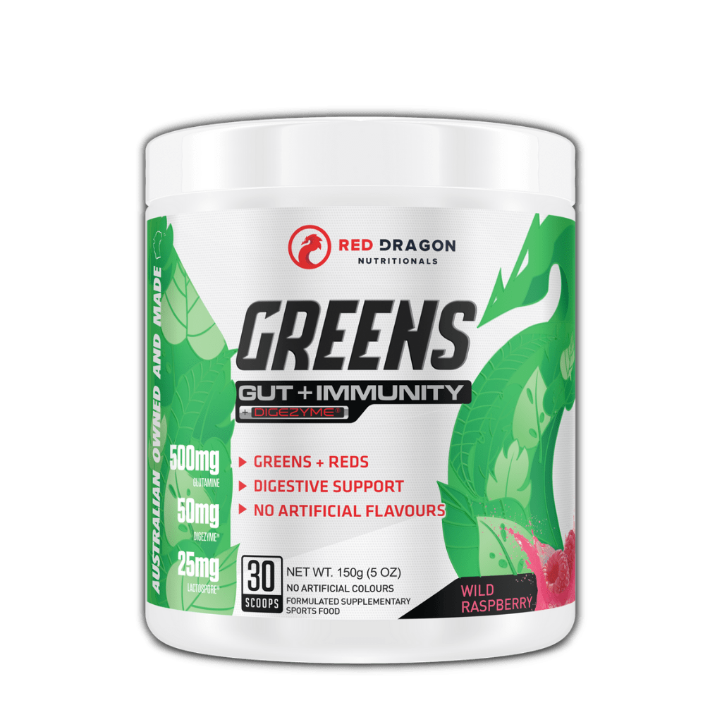 Red Dragon Nutritionals configurable 30 Serves / Wild Raspberry Greens | Gut + Immunity
