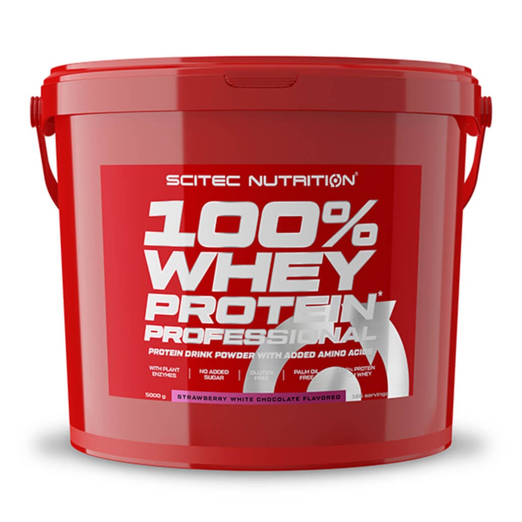 Scitec Nutrition configurable 5kg / White Choc Raspberry 100% Whey Protein Professional